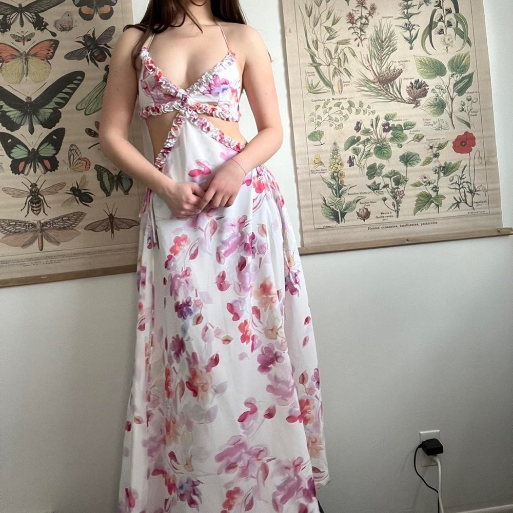 Adeirlina Pink Harder Maxi Dress